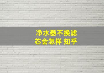 净水器不换滤芯会怎样 知乎